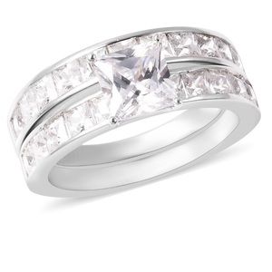 AAA Premium Cubic Zirconia In Sterling Silver
